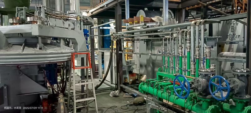 焦兩岸工業(yè)合作 我公司電弧爐臺灣安裝調(diào)試進行時