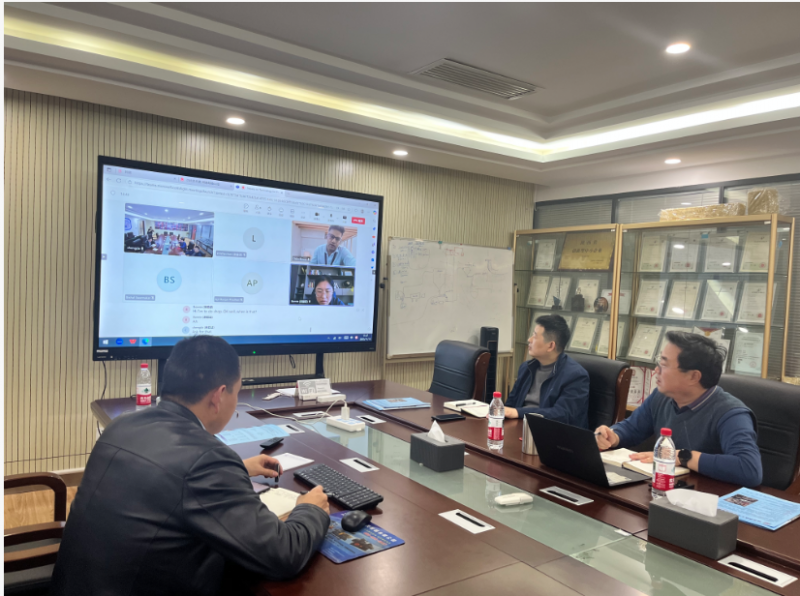 賦能冶金合作！我公司與印度公司舉辦中低碳錳鐵精煉爐設(shè)備線上技術(shù)交流會(huì)