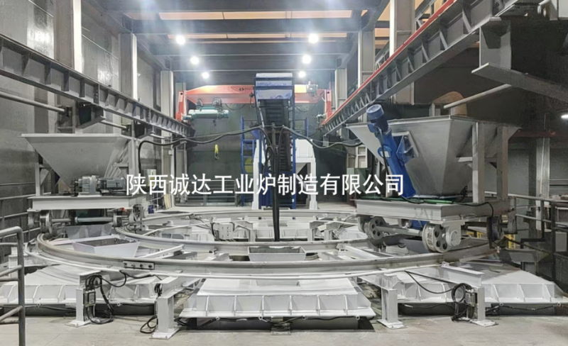 賦能樂爾發(fā)展！我公司定制冷渣爐開爐籌備正酣，雙車加料保障不間斷生產(chǎn)