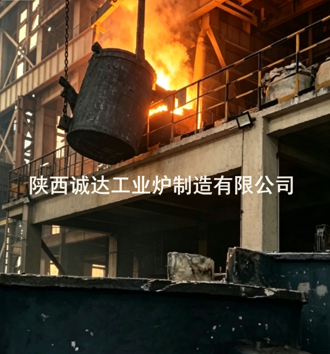 喜訊！陜西誠(chéng)達(dá)為新疆企業(yè)定制的中低碳錳鐵精煉爐順利開爐熱兌