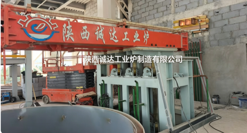 深耕陜內(nèi)市場，誠達(dá)熱熔渣保溫爐韓城安裝工作有序推進(jìn)